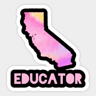 California Educator Sticker